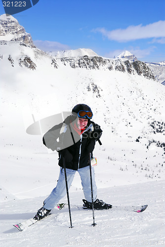 Image of Skiing in mountains