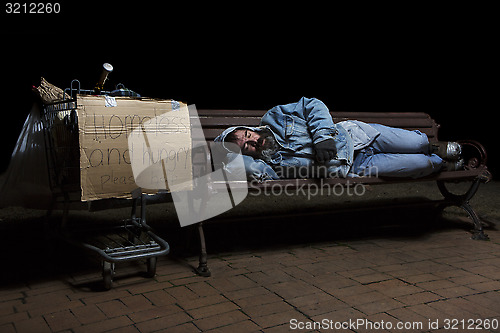 Image of Sleeping Homeless