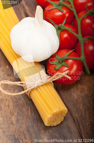 Image of Italian basic pasta ingredients