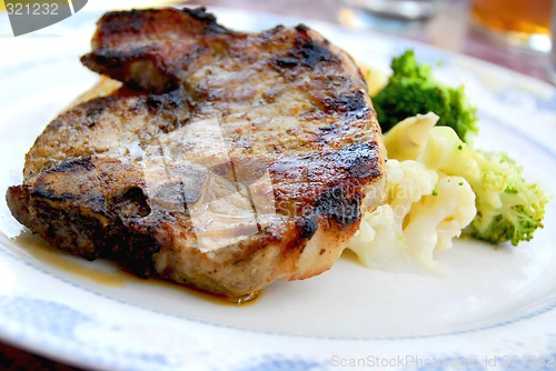 Image of Pork chop dinner