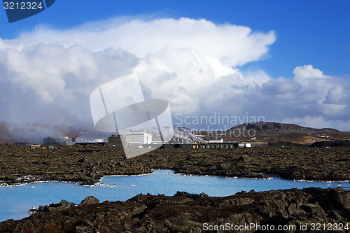 Image of Geothermal bath Blue Lagoon in Iceland