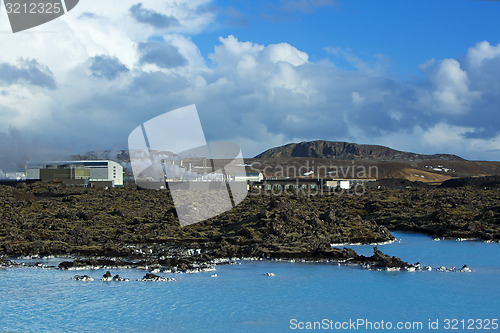Image of Geothermal bath Blue Lagoon in Iceland