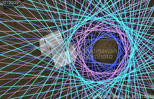 Image of Display of colorful threads