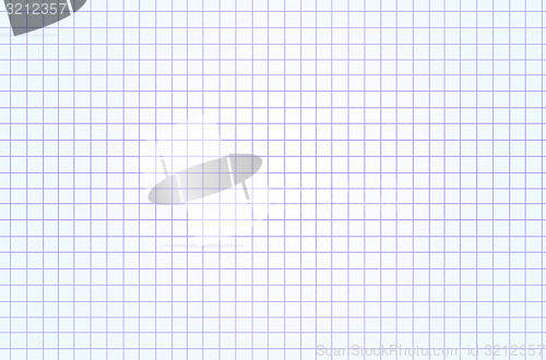 Image of White squared paper seamless sheet texture