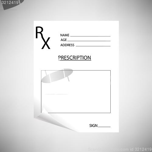 Image of Blank Prescription