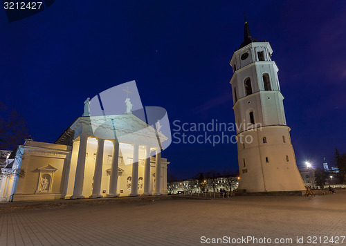 Image of The Cathedral Square in central Vilnius