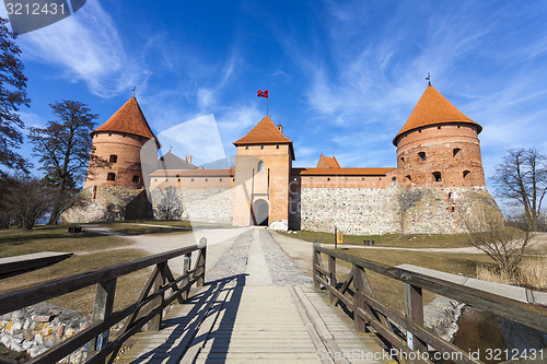 Image of Trakai Island Castle, Lithuania.