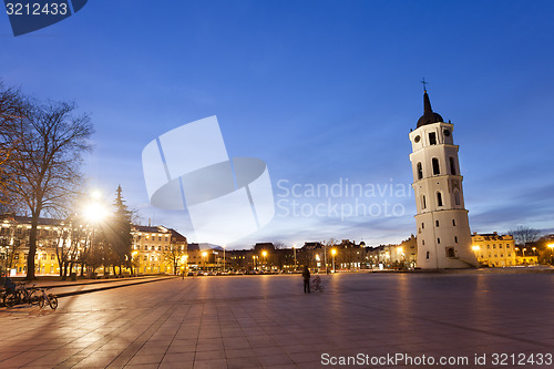 Image of The Cathedral Square in central Vilnius