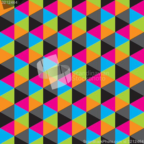 Image of Abstract geometrical seamless pattern. Vector Illustration.  