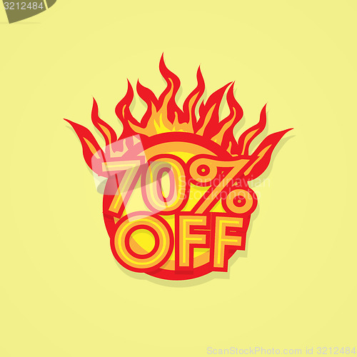 Image of Fiery discount.