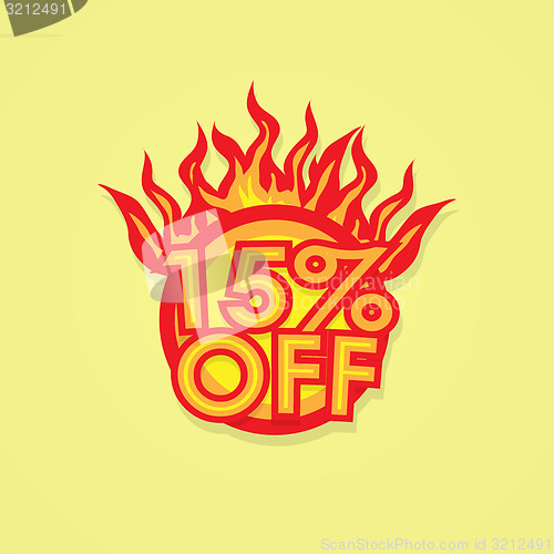 Image of Fiery discount.