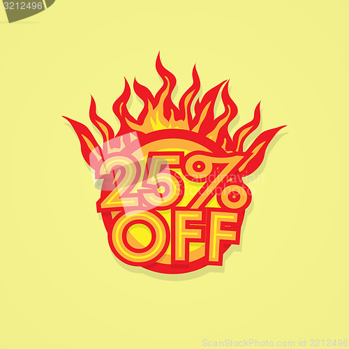 Image of Fiery discount.