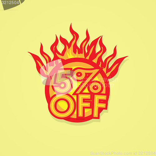 Image of Fiery discount.