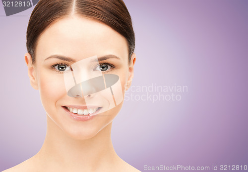 Image of beautiful young woman face