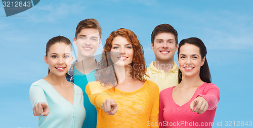 Image of group of smiling teenagers