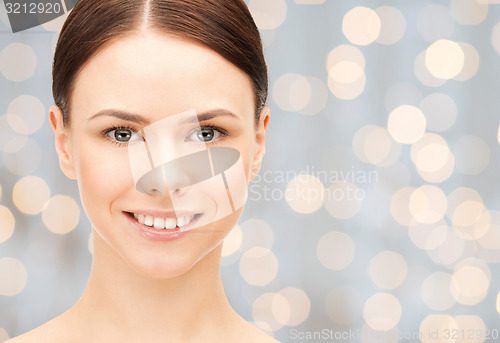 Image of beautiful young woman face