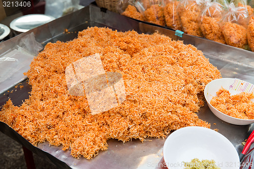 Image of wok noodles at street market