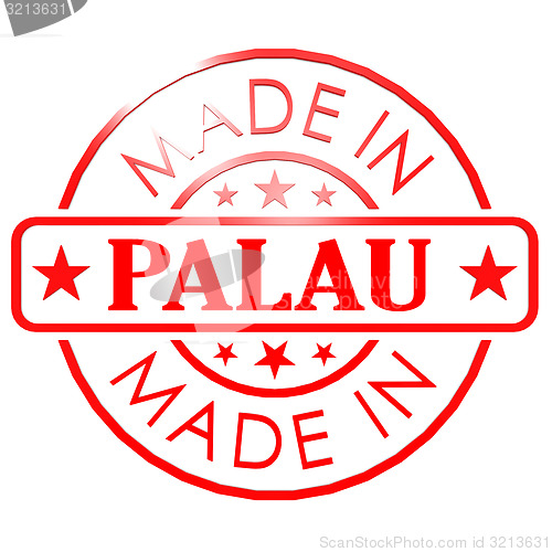 Image of Made in Palau red seal