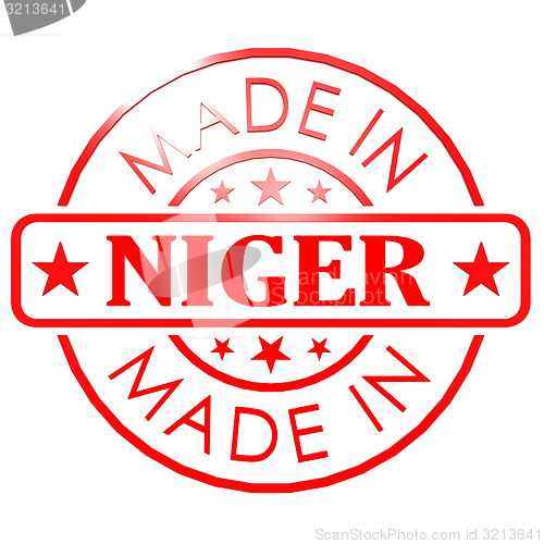 Image of Made in Niger red seal