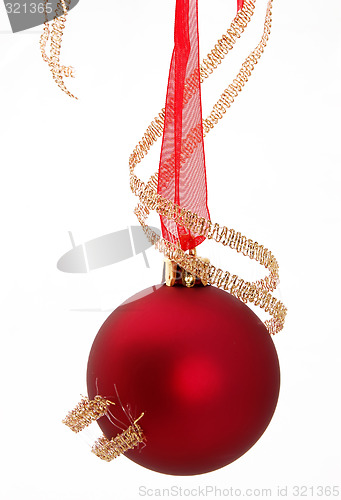 Image of Red christmas ball