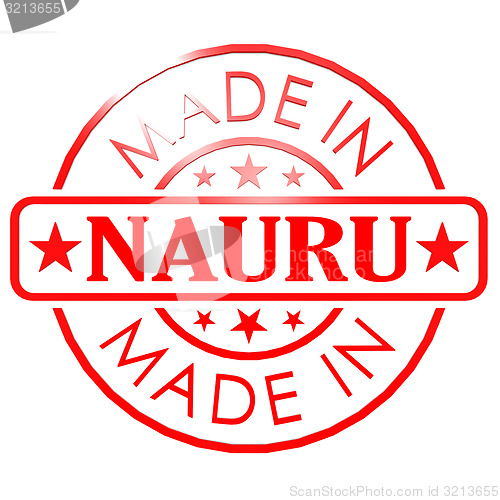 Image of Made in Nauru red seal