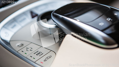 Image of Modern car interior.