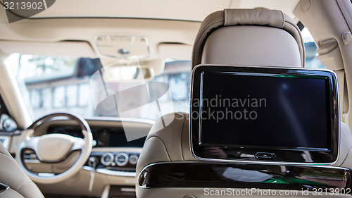 Image of Modern car interior.