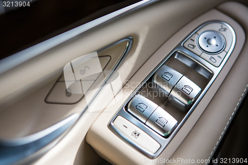 Image of Modern car interior.