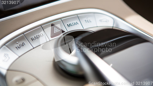 Image of Modern car interior.