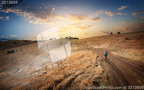 Image of Hiking to the mountains