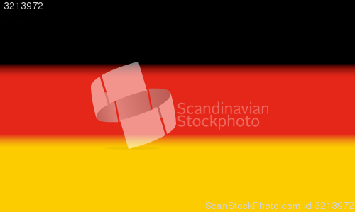 Image of Germany flag blurred