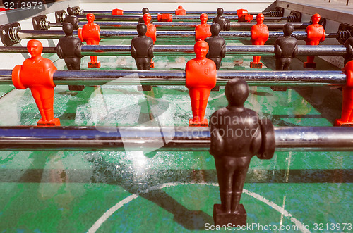 Image of Retro look Table football