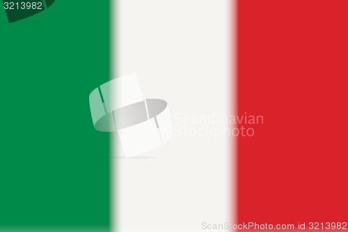 Image of Italy flag blurred