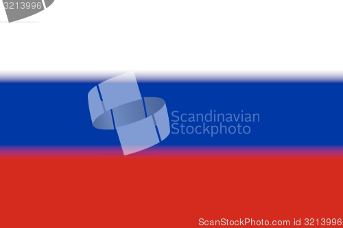 Image of Russia flag blurred