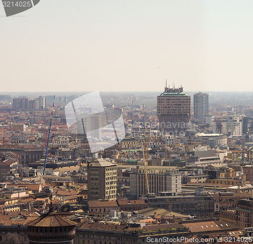 Image of Milan aerial view