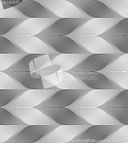 Image of Monochrome striped light and dark chevron