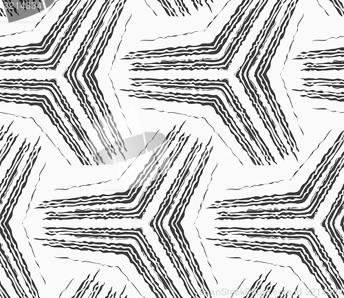 Image of Monochrome rough striped big tetrapods
