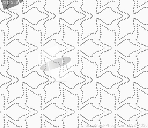 Image of Gray dotted flowers three pedals