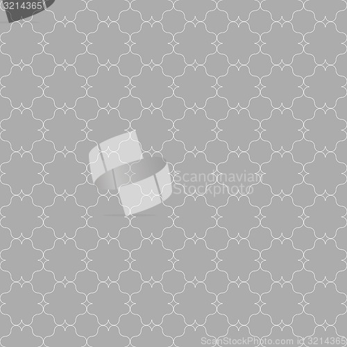 Image of Gray ornament with slim gray eastern grid