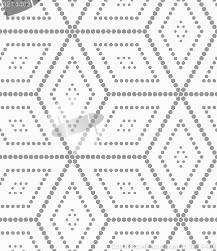 Image of Gray dotted cubes