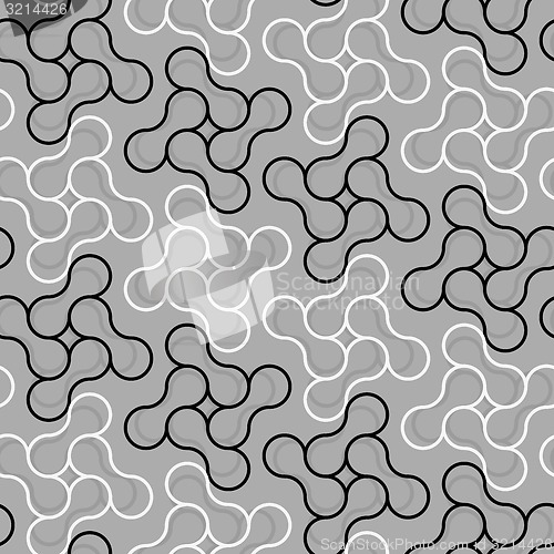Image of 3D ornament made with shapes forming rounded squares
