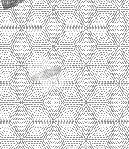 Image of Gray dotted cubes with offset