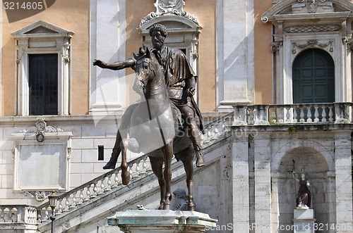 Image of Statue Marco Aurelio in Rome, Italy