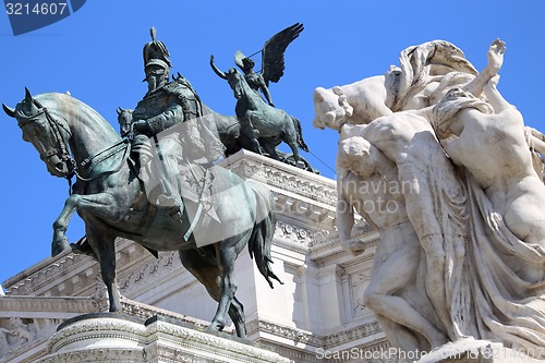 Image of The Piazza Venezia, Vittorio Emanuele, Monument for Victor Emenu