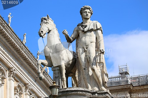 Image of Statue of Castor in Rome, Italy