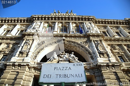 Image of  Italian Palace of Justice in Rome, Italy