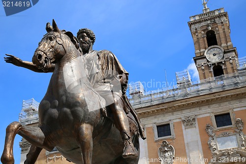 Image of Statue Marco Aurelio in Rome, Italy