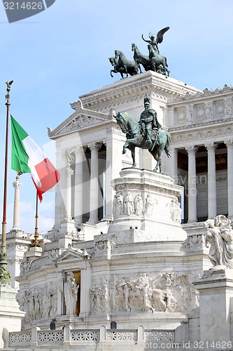 Image of Vittorio Emanuele in Rome, Italy