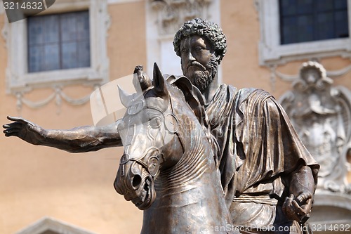 Image of Statue Marco Aurelio in Rome, Italy