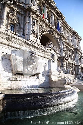 Image of  Italian Palace of Justice in Rome, Italy